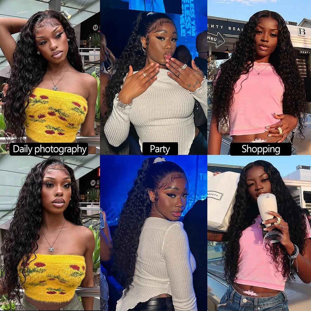 Human Hair Wigs 13x4 Deep Wave