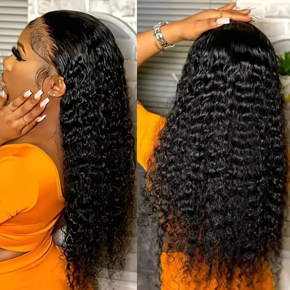 Human Hair Wigs 13x4 Deep Wave