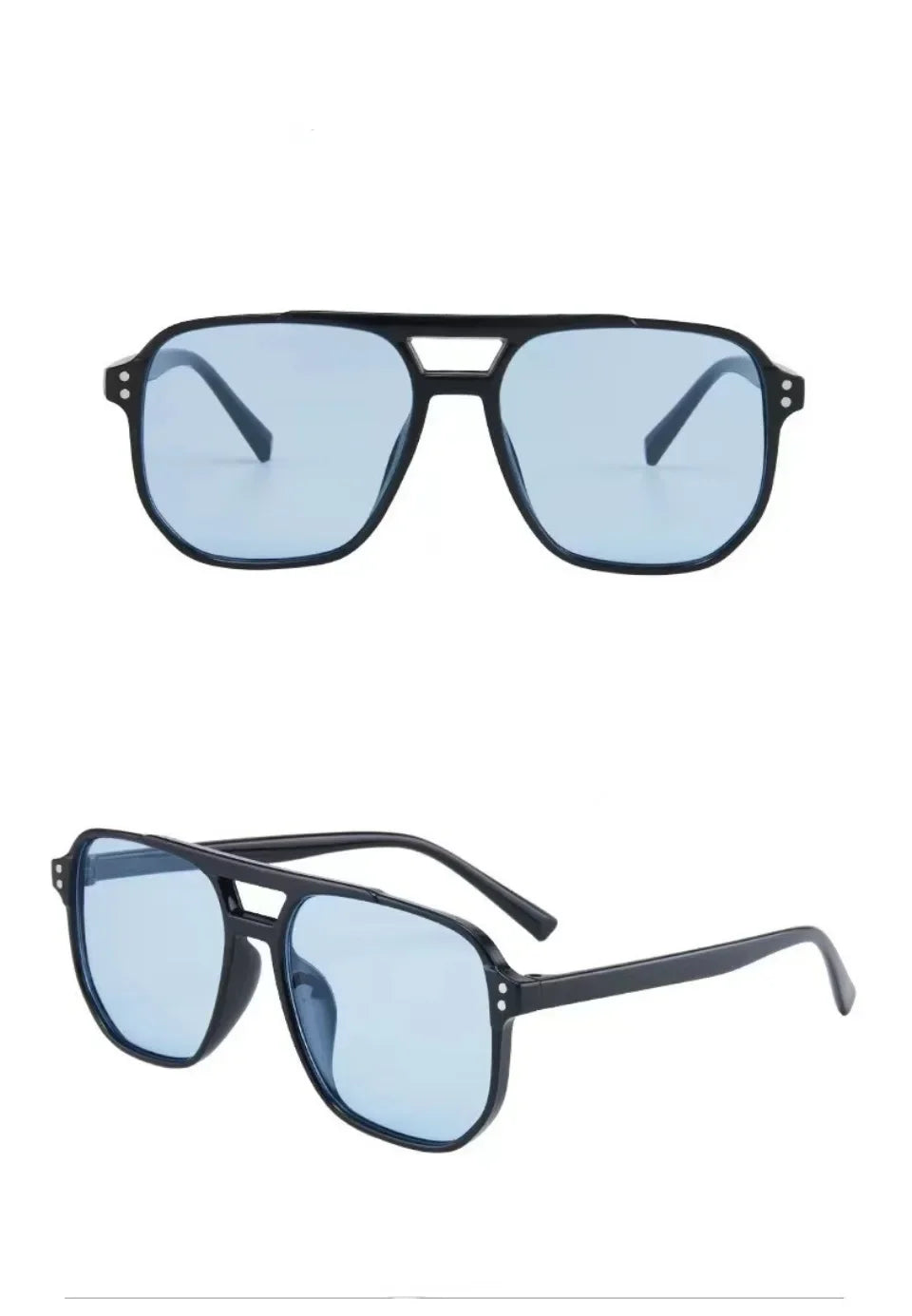 Vintage Men Women Big Sunglasses