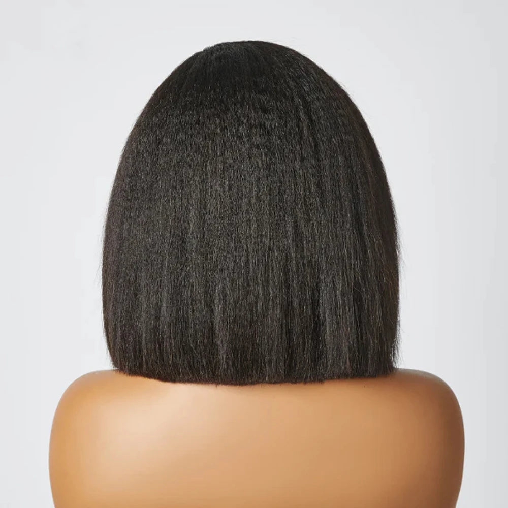 16A Kinky Straight Lace Front Human Hair
