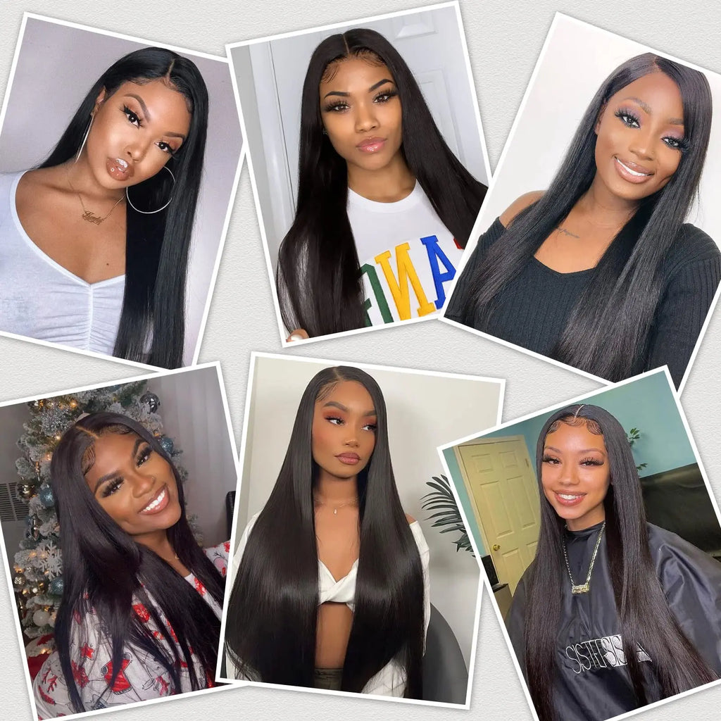 Brazilian V Part Wig Human Hair
