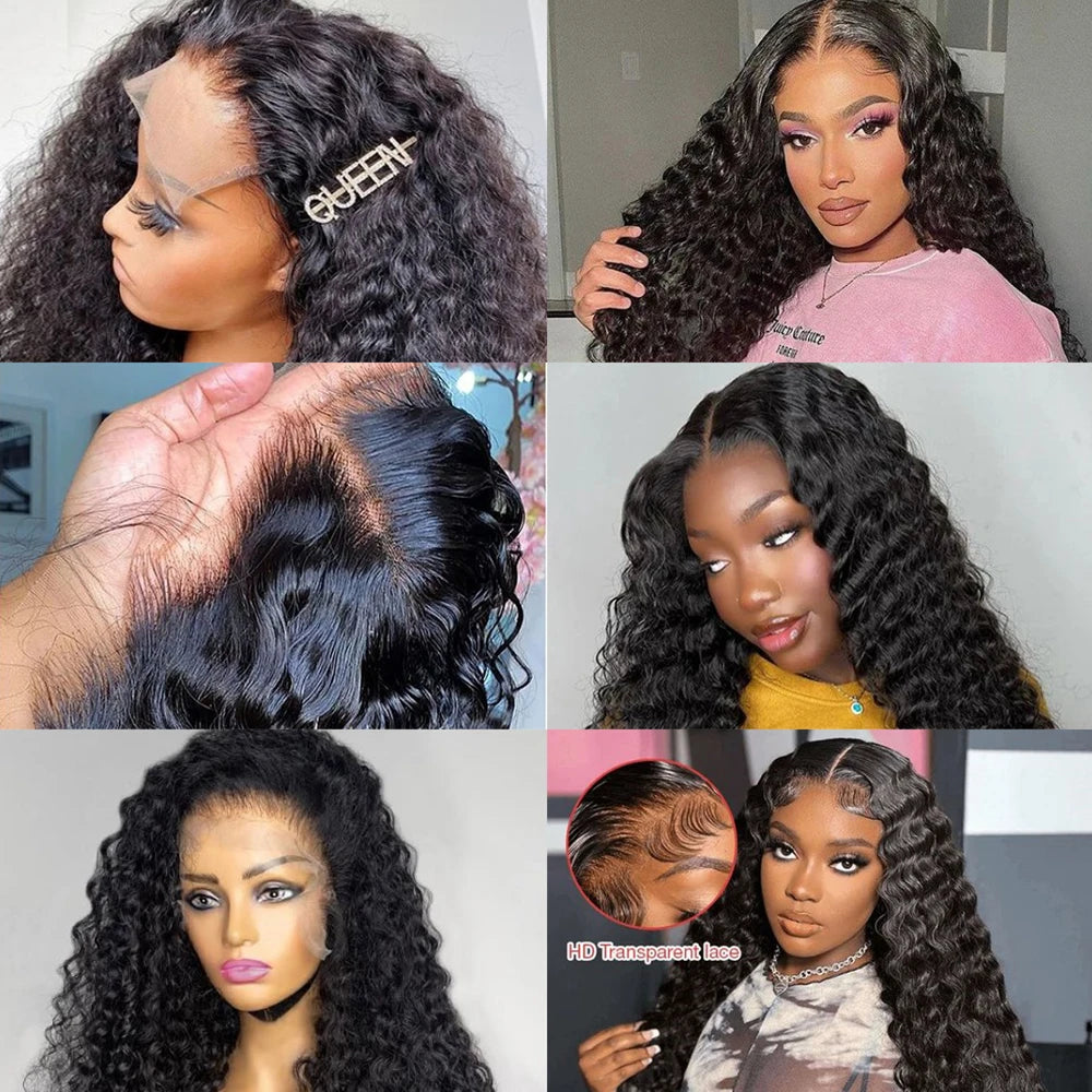 Human Hair Wigs 13x4 Deep Wave