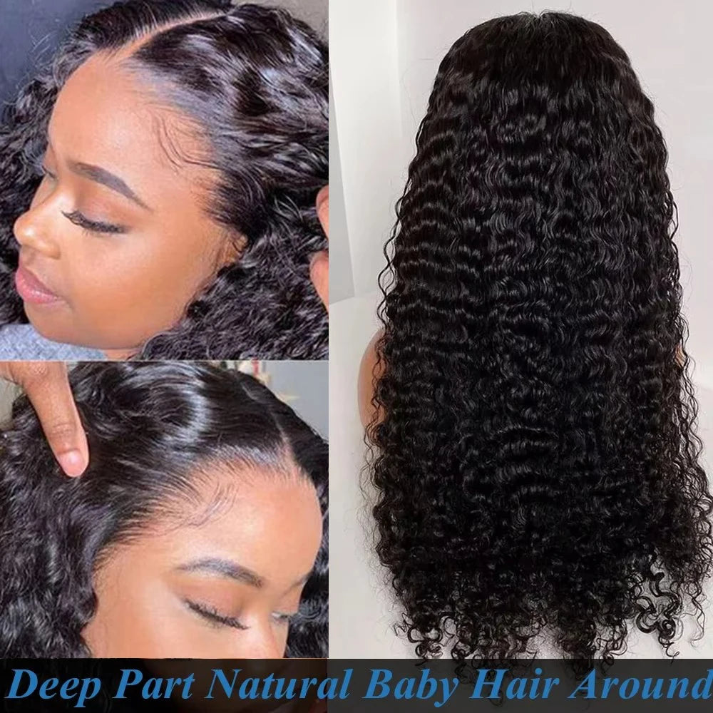 Human Hair Wigs 13x4 Deep Wave