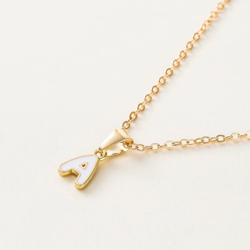 Name Initial Necklace For Women