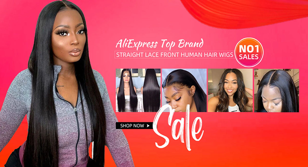 13X6 HD Transparent Lace Front Human Hair Wigs