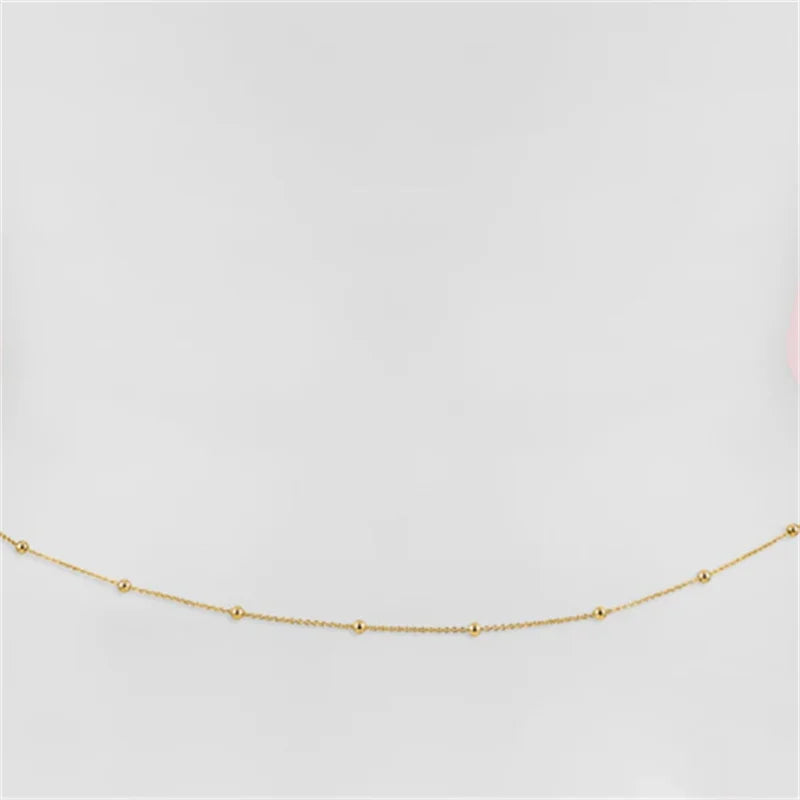 Simple Beaded Belly Chains