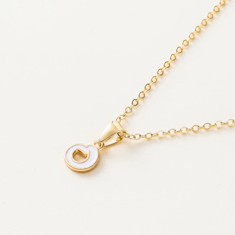 Name Initial Necklace For Women