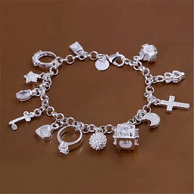Bracelet European and American Silver Fashion