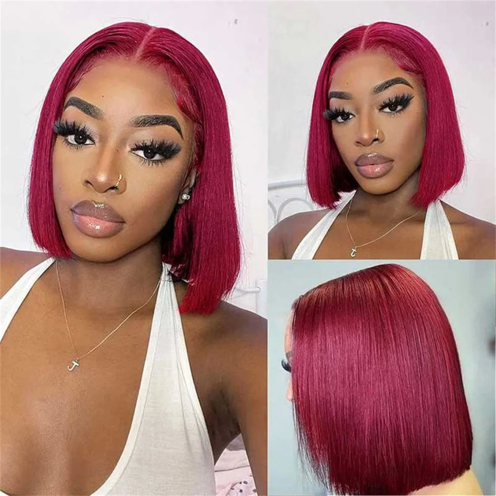 Burgundy 99j Bob Wigs