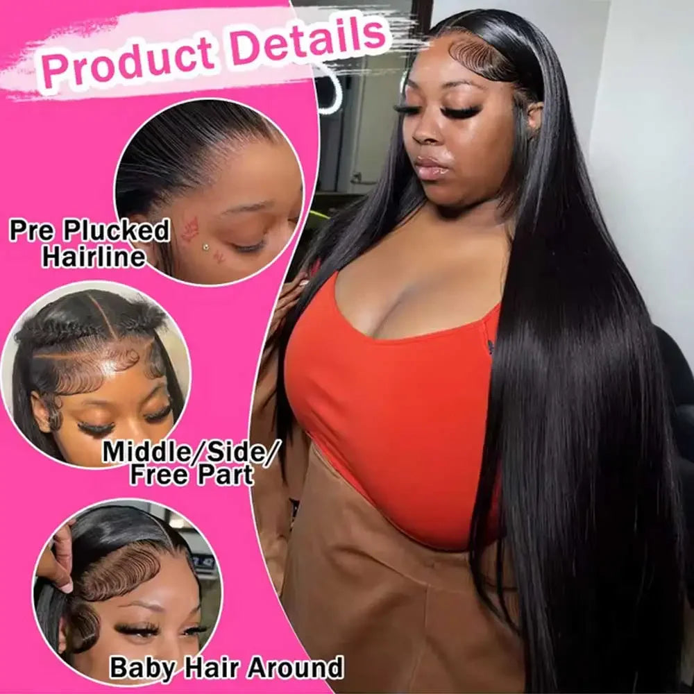32Inch Straight Human Hair Wigs
