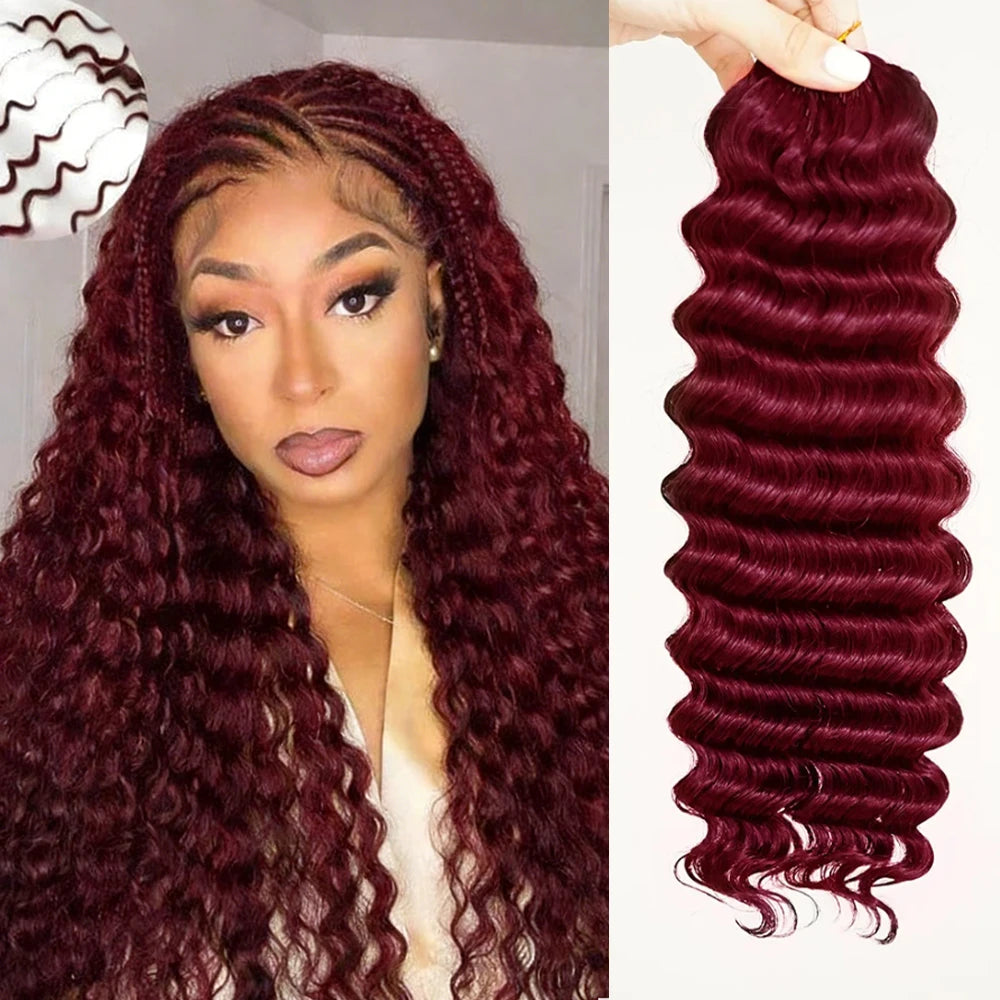 Burgundy Color 100% Human Hair