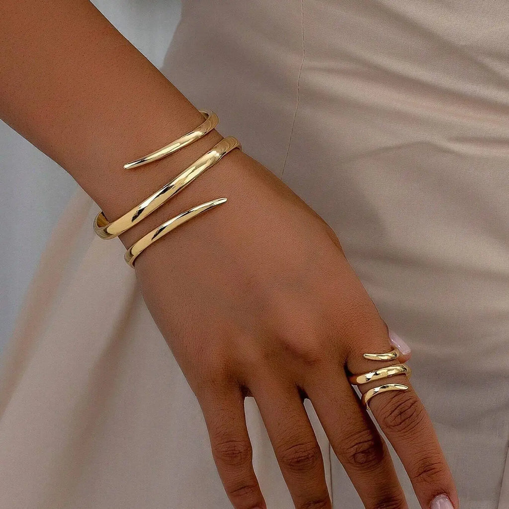 European and American Thick Bracelet Set Gift