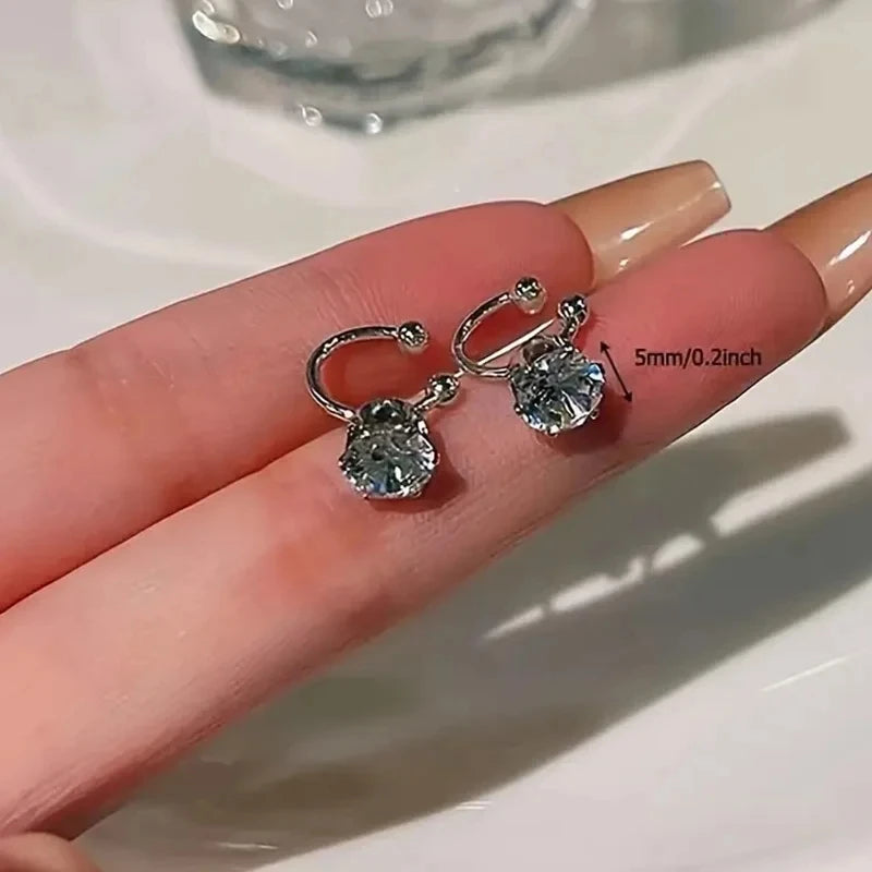 2Pc New Shiny Zircon Clip