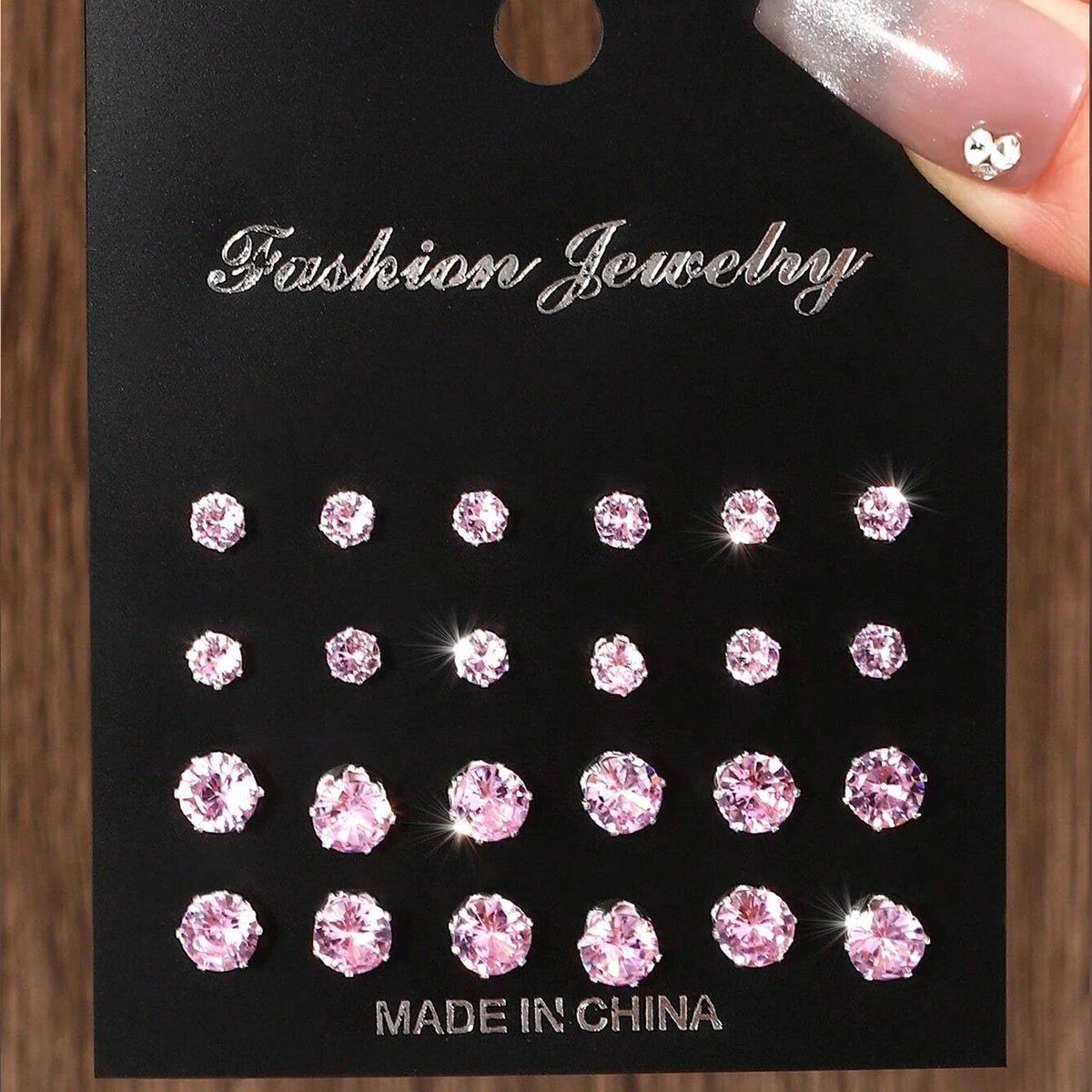 12 Pairs Of Luxurious, Simple, Shiny,