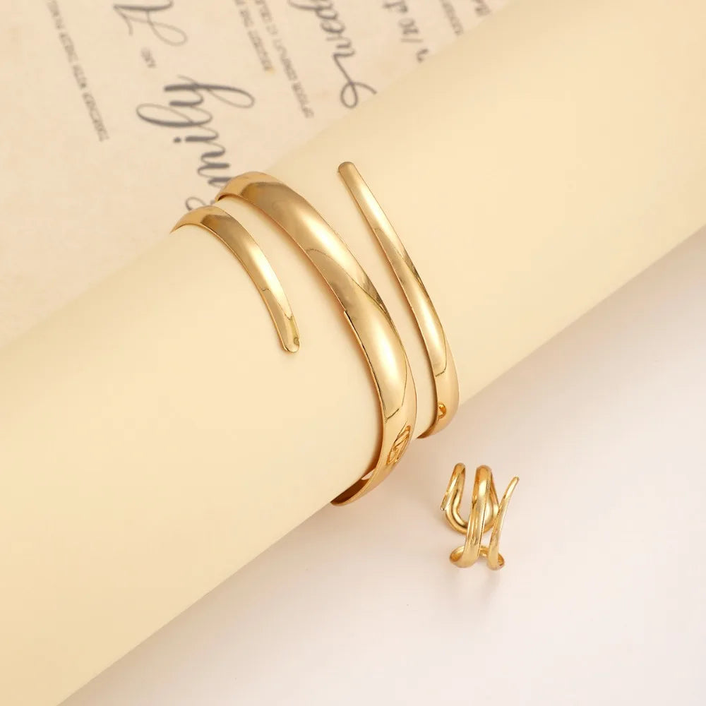 European and American Thick Bracelet Set Gift