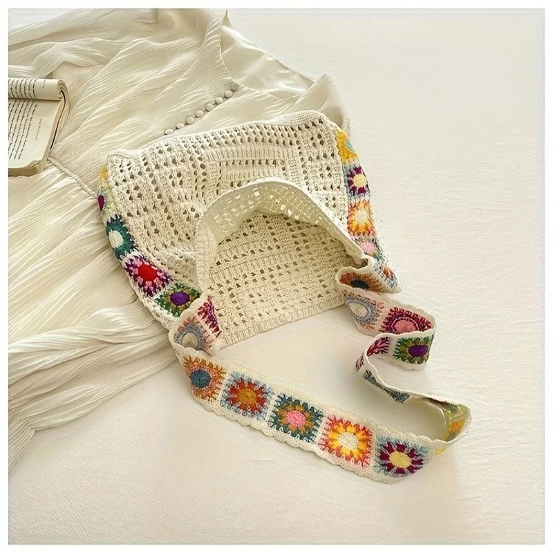 Women Handbag Fashionable Knitted Bags