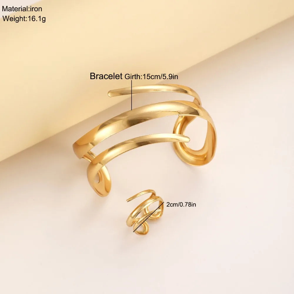 European and American Thick Bracelet Set Gift