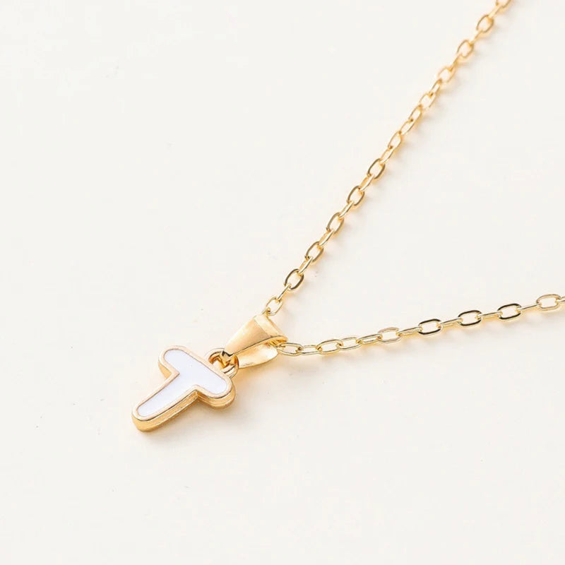 Name Initial Necklace For Women