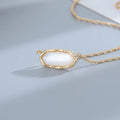 S925 Silver Wedding Ring Women Gold Color Necklace Rings Fine Jewelry Sets 18K Gold Plated Jewelri