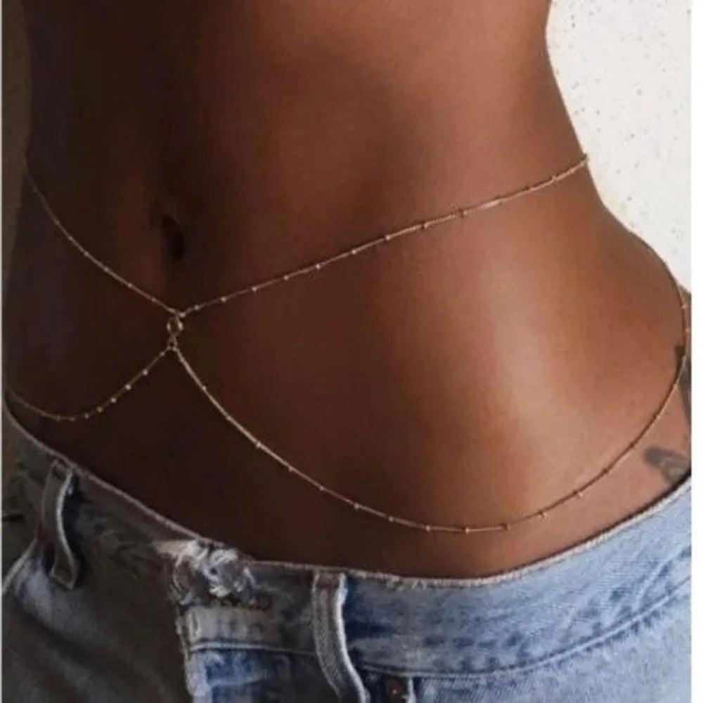 Belly Chain - Dainty CZ Body