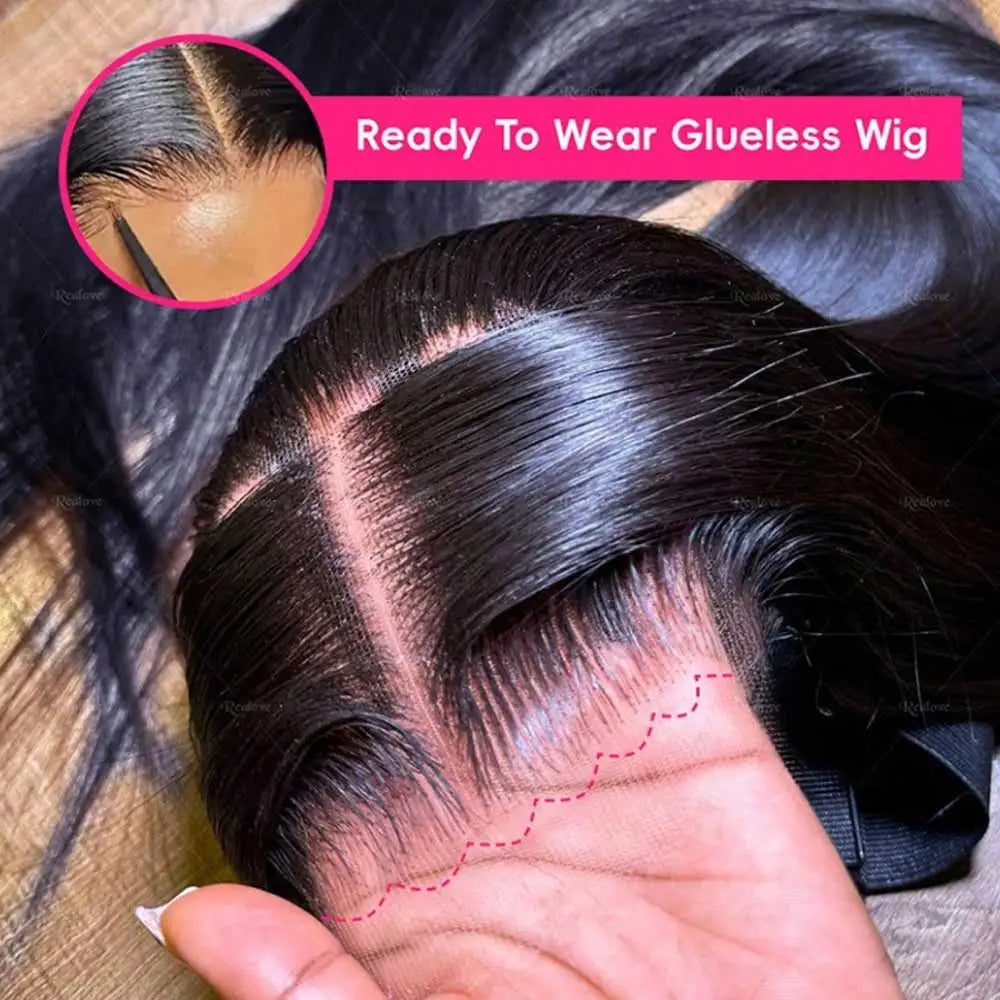 40 42 Inch Bone Straight Human Hair Wigs