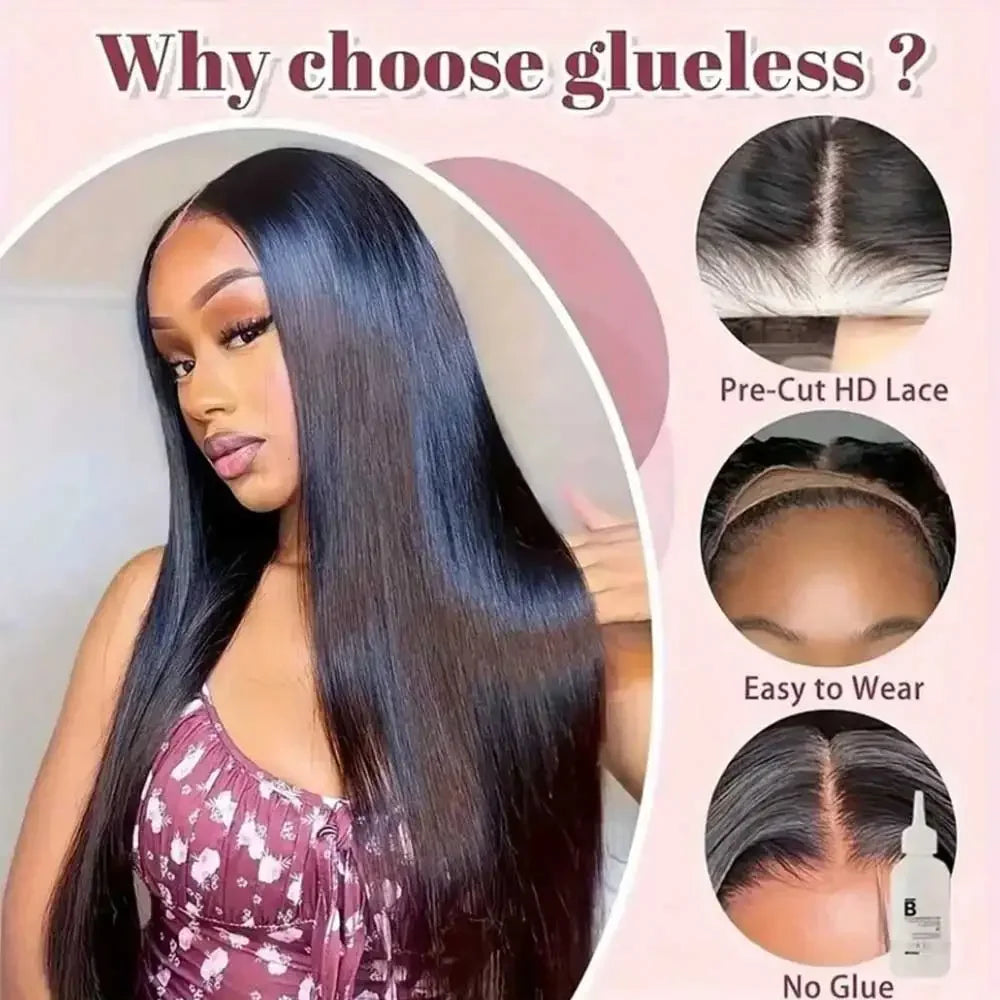 32Inch Straight Human Hair Wigs
