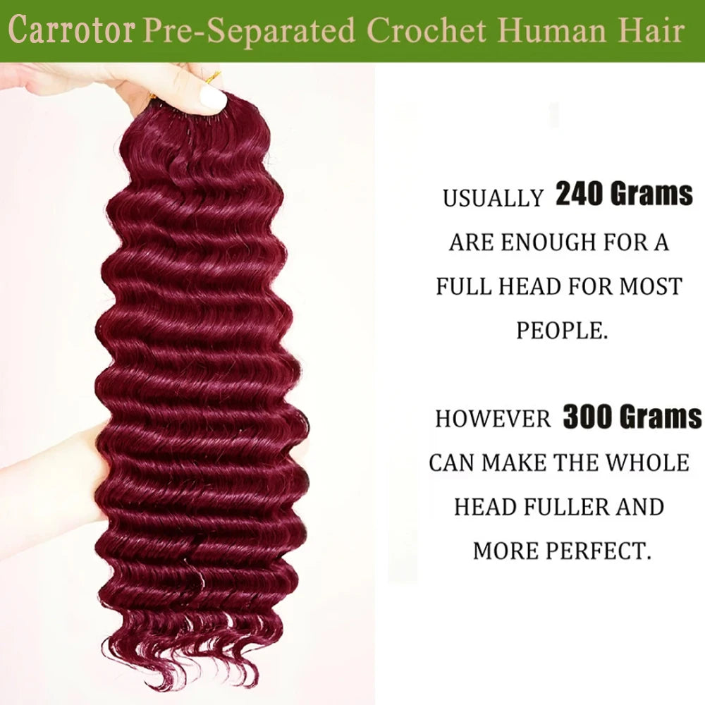 Burgundy Color 100% Human Hair
