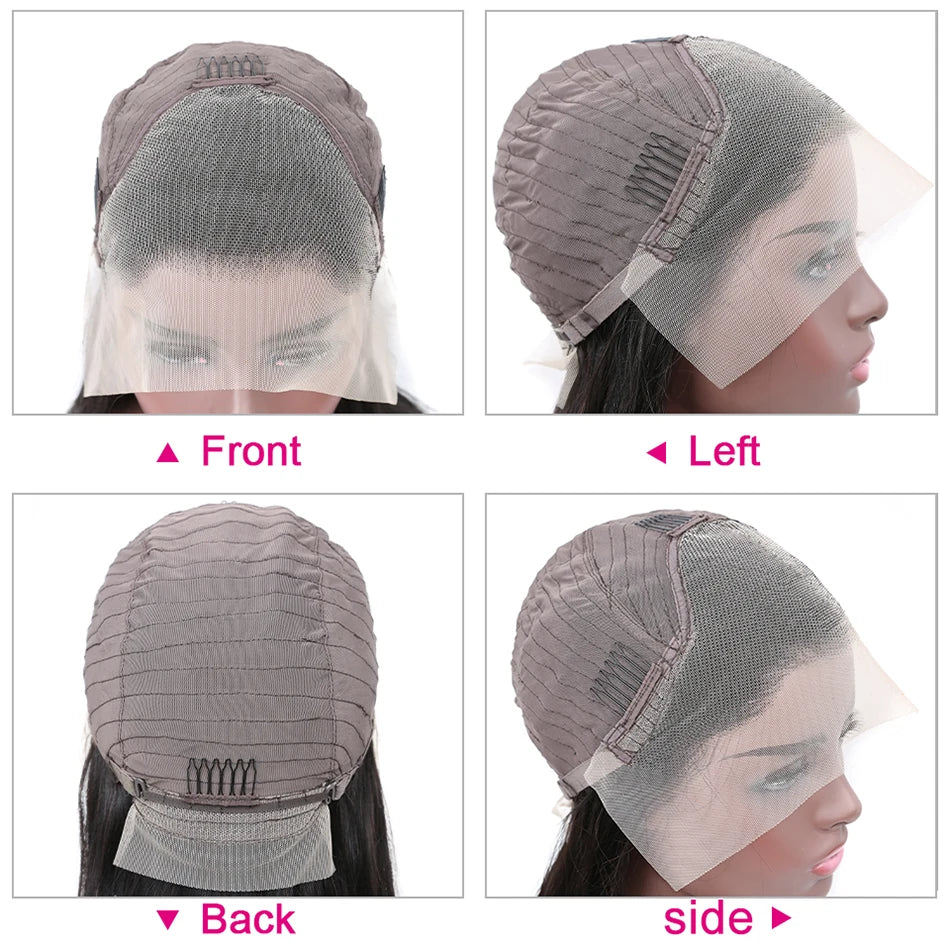 Brown Colored 13x6 Lace Front Human Hair