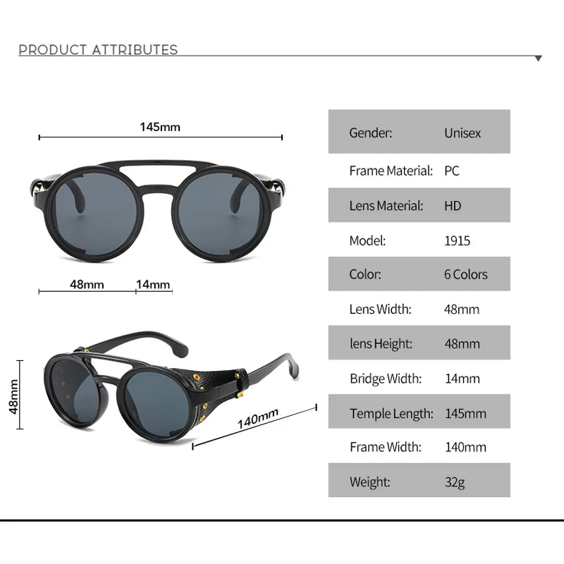Steampunk Shields Sunglasses