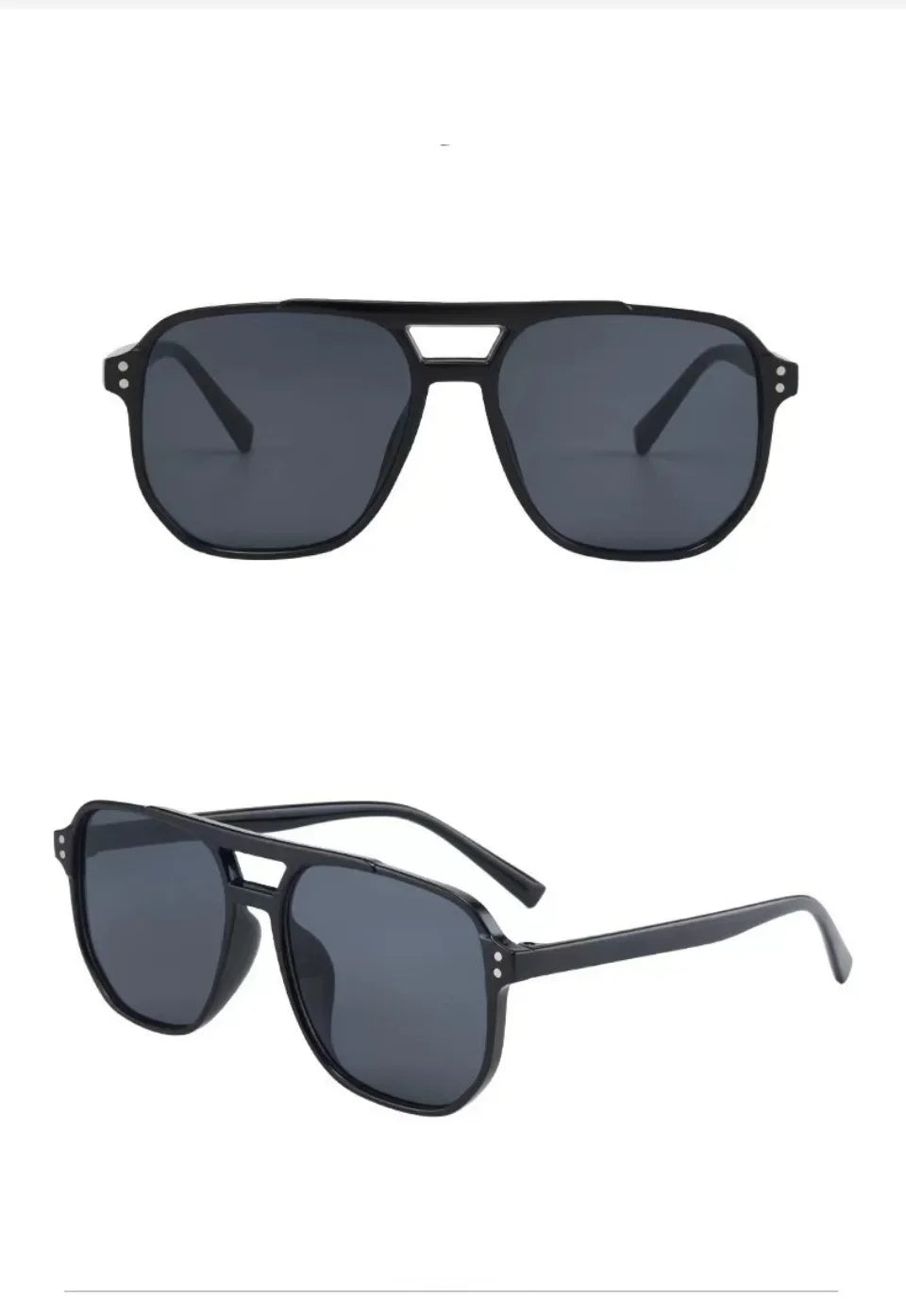 Vintage Men Women Big Sunglasses