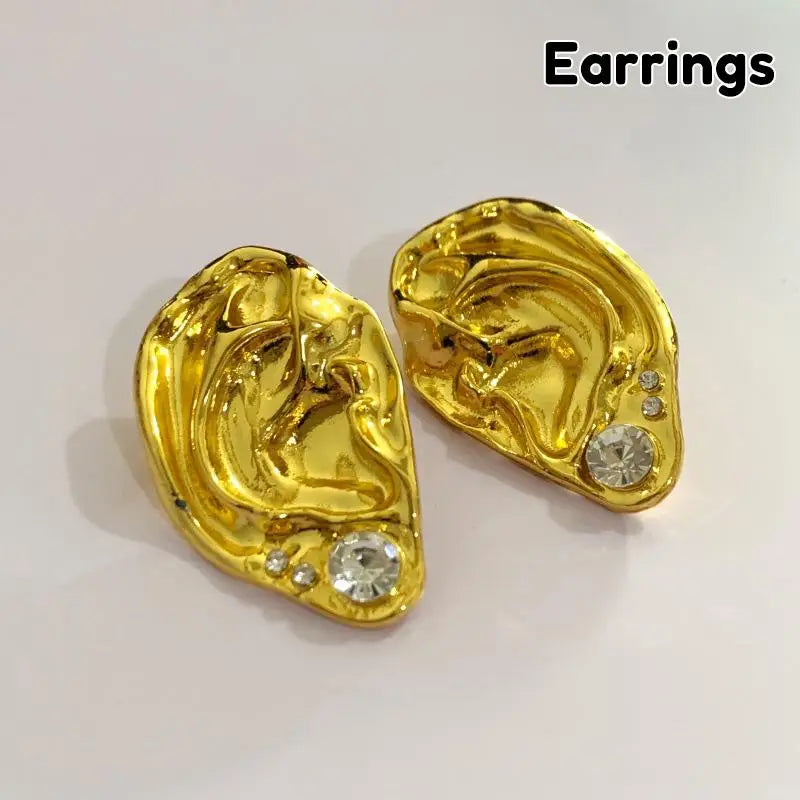 Ear Shaped Earrings