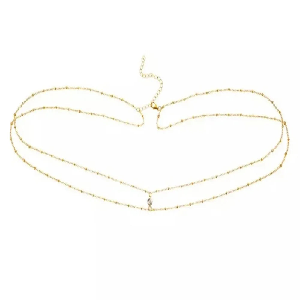 Belly Chain - Dainty CZ Body