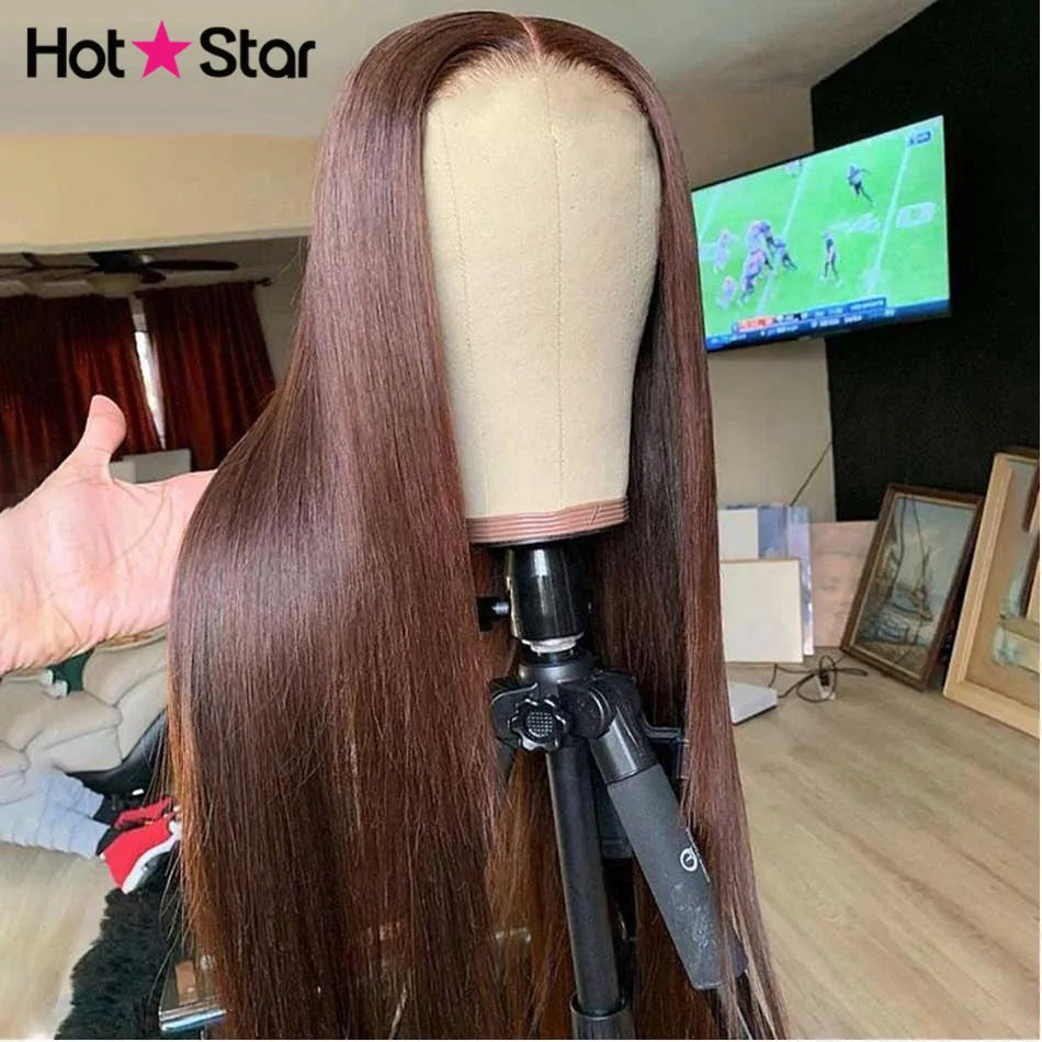 Brown Colored 13x6 Lace Front Human Hair