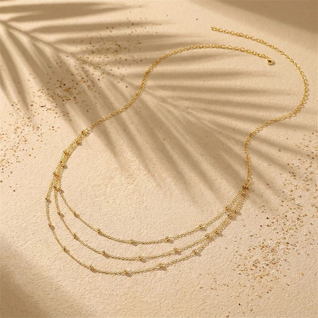 Multilayer Beads Chain Waist