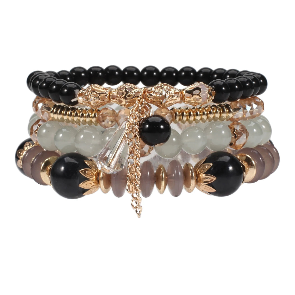 Bohemian Stackable Bead Bracelets