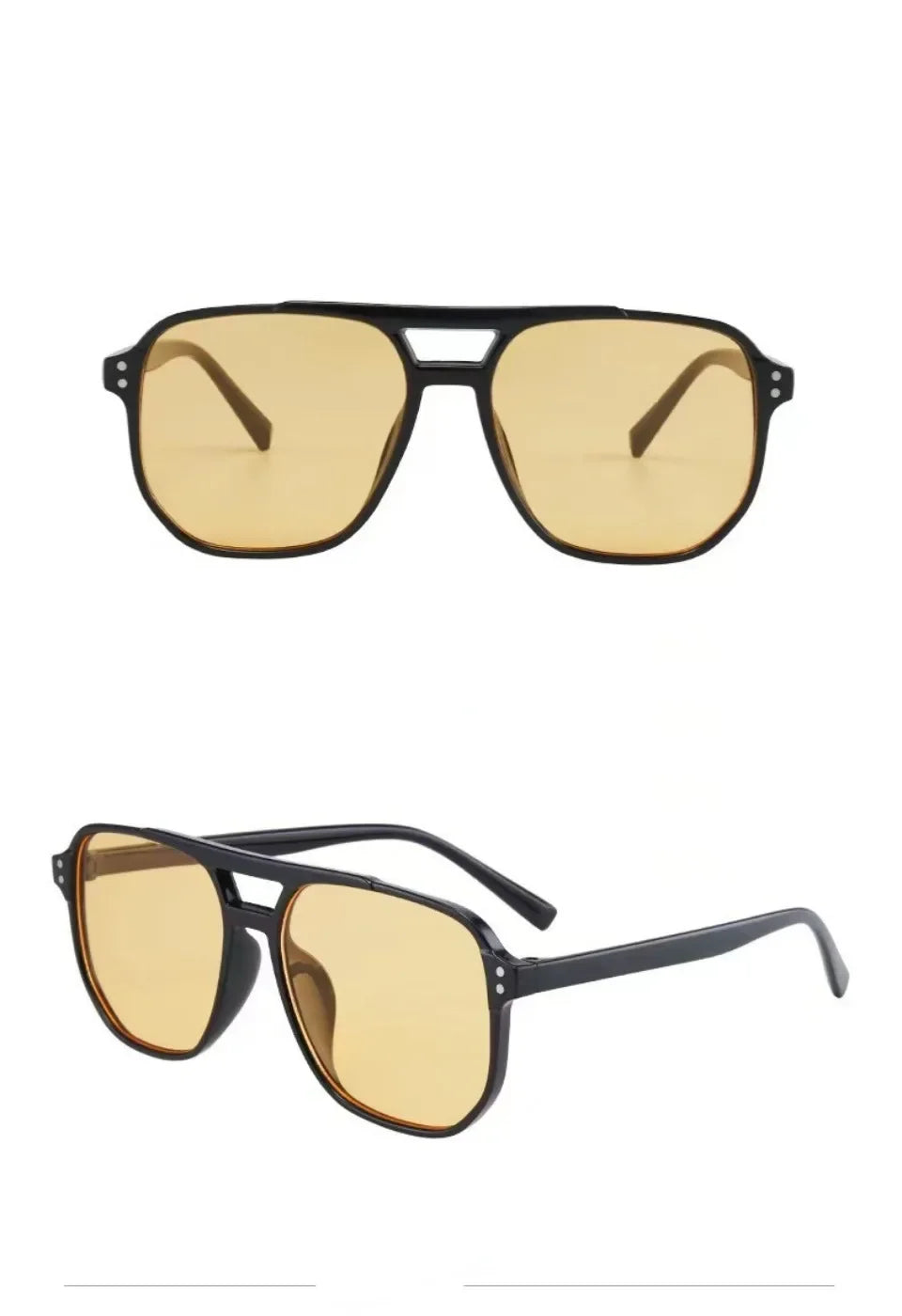 Vintage Men Women Big Sunglasses