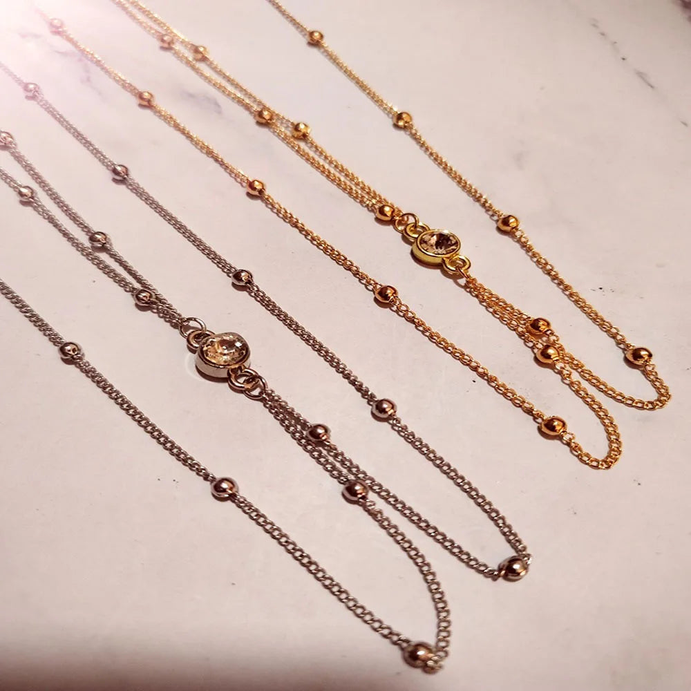 Belly Chain - Dainty CZ Body