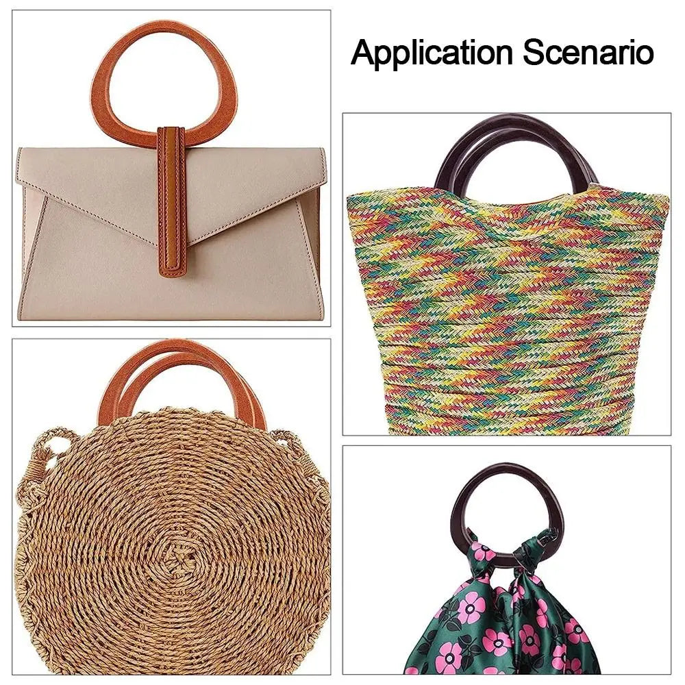 Detachable Wooden Bag Handles