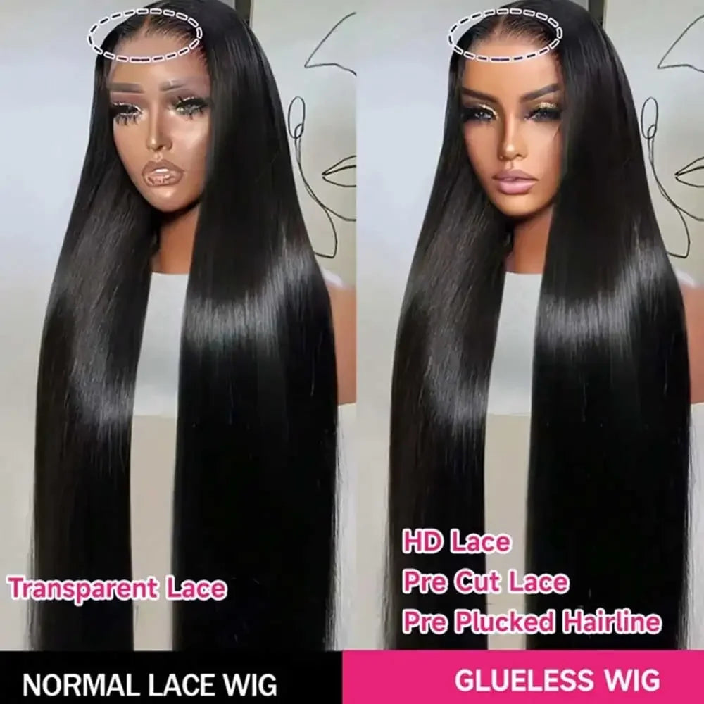 32Inch Straight Human Hair Wigs