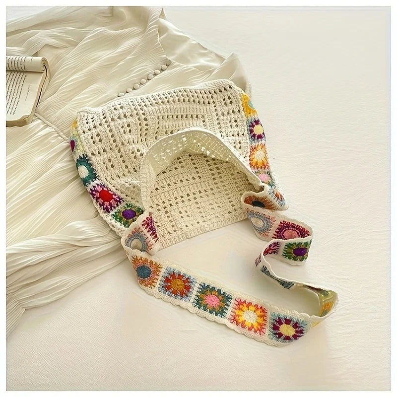 Women Handbag Fashionable Knitted Bags