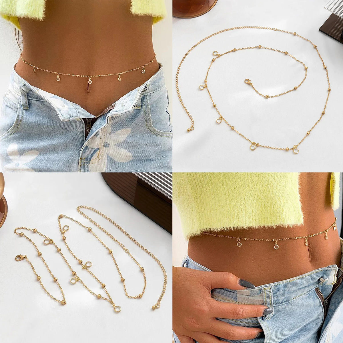 Trendy Minimalism Belly Chains