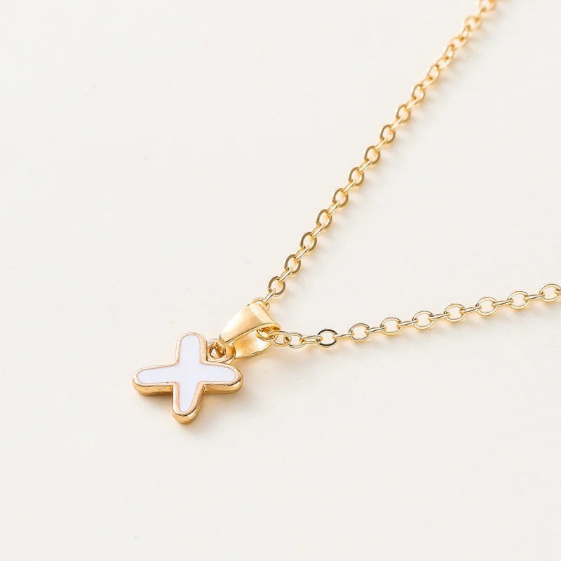 Name Initial Necklace For Women