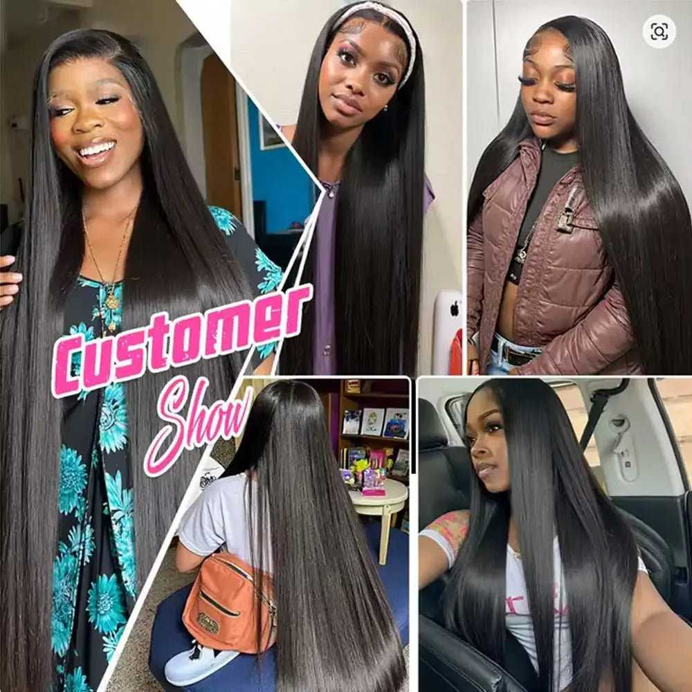 32Inch Straight Human Hair Wigs