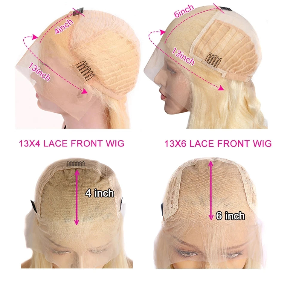 613 Blonde 13x6 HD Lace Frontal Human Hair