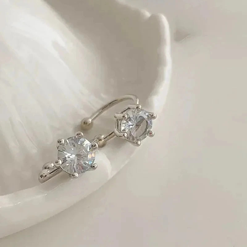 2Pc New Shiny Zircon Clip