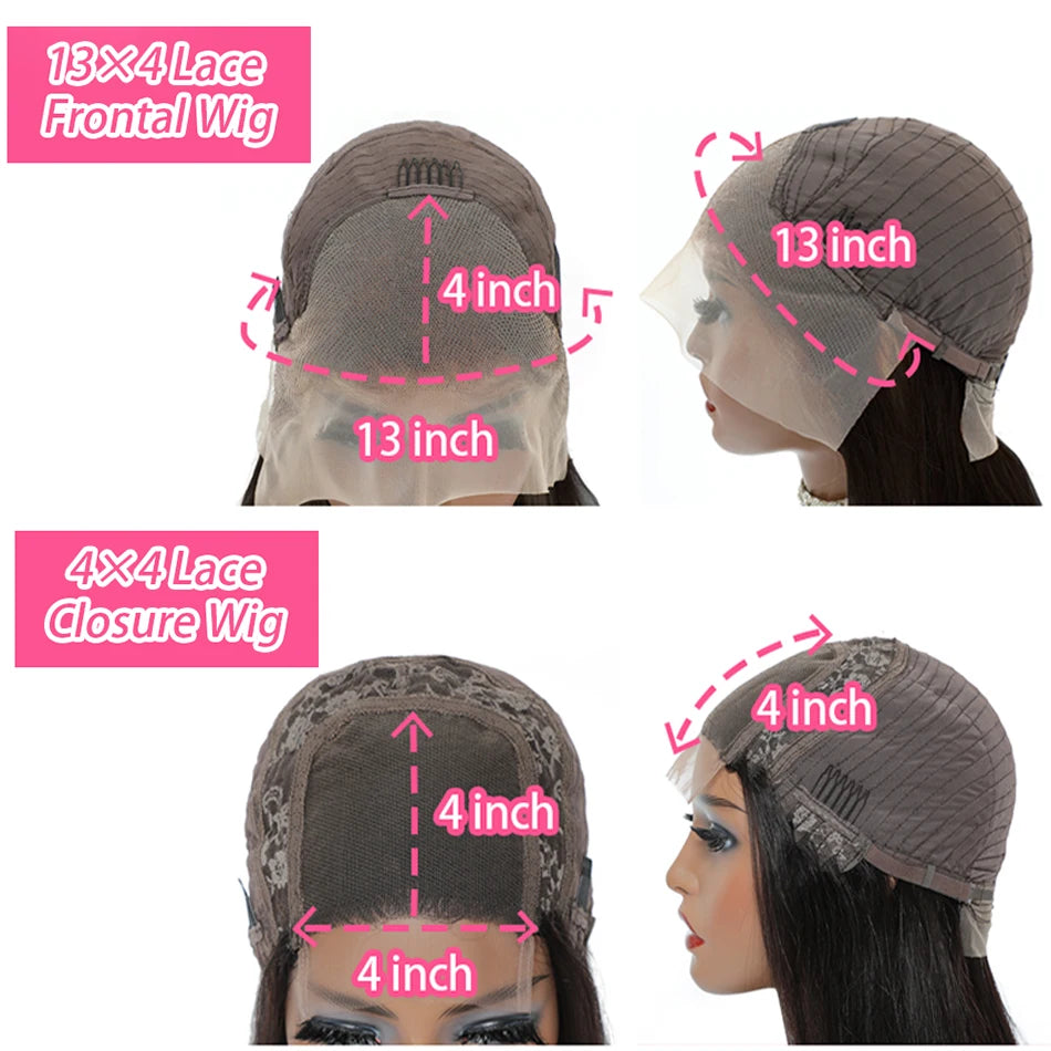 16A Kinky Straight Lace Front Human Hair